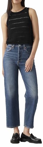 Levi's Ribcage Straight Ankle Jeans, My Honor No DX, 23W / 27L Donna