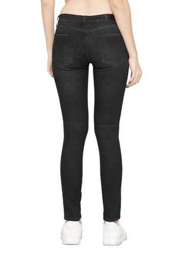 Image of Spykar Women's High Rise Wash Lycra Super Skinny Fit Jeans