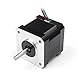RATTMMOTOR Schrittmotor Nema 17 Stepper Motor,4-Draht Stepping Motor 45Ncm (64oz.in) 1,7A 4-adriges Kabel 1,8 Grad 2-phase Schrittmotor mit 1m Kabel 42x42x40mm für 3D-Drucker/Roboter