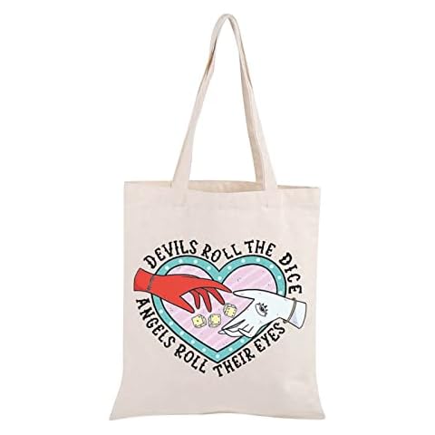 Album Inspired Tote Bag Romantic Songs Lyrics Gifts Singer Fans Tote Lyrics Gifts Gifts for Music Lovers (Devils Roll Tote) Cover