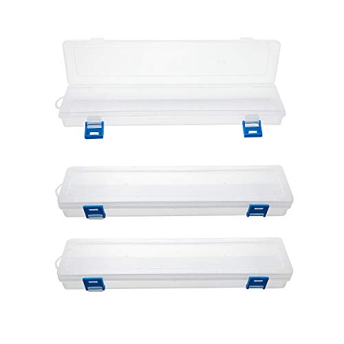 3Pcs Brushes Storage Box Paint Brush Drawing Pen Container With Buckle Design #TOP1