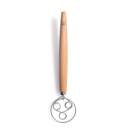 King Arthur Baking Company Baker’s Batter Whisk, Triple-Loop, 18/...