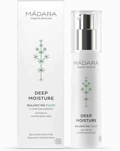 MÁDARA Deep Moisture Fluid for Normal and Combination Skin - Organic Skincare (Balancing Fluid)