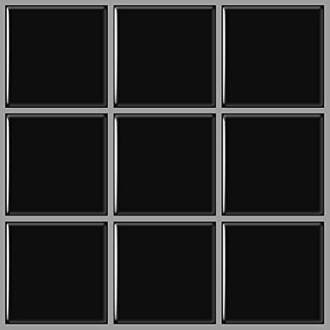 WoStick 10 Sheets 3D Peel and Stick Wall Tiles, Black Square Self Adhesive Wall Tiles Kitchen Backsplash, Peel and Stick on Tiles for Kitchen & Bathroom(30.5 x 30.5cm Full Size) Cover