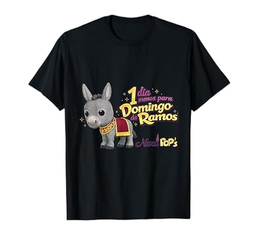 Camiseta Borriquita 1 Día Menos Domingo Ramos Semana Santa Camiseta | Ya disponible en tu tienda friki favorita! En mundofriki.es!