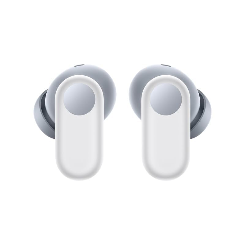 Image of Original Buds 2r for OnePlus Nord Bluetooth Earphones Featuring Mic 12.4mm Sound Drivers 38Hour Battery QuadMic Calling (Black) (White)