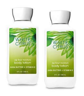 Bath and Body Works 2 Pack White Citrus Super Smooth Body Lotion 8 Oz