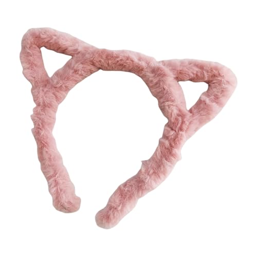 Zxfdsfdbnm ヘアバンド 子猫 耳 ヒョウ柄 毛皮 ぬいぐるみ ハロウィン コスプレ メイク 洗顔 ステージ プレイ ヘア フープ