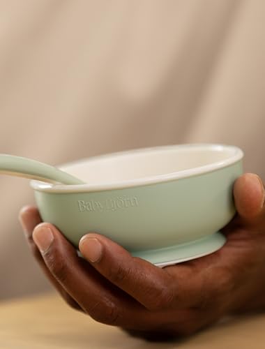 BabyBjörn Baby Bowl, 2-Pack, Powder Green, Small - Image 4
