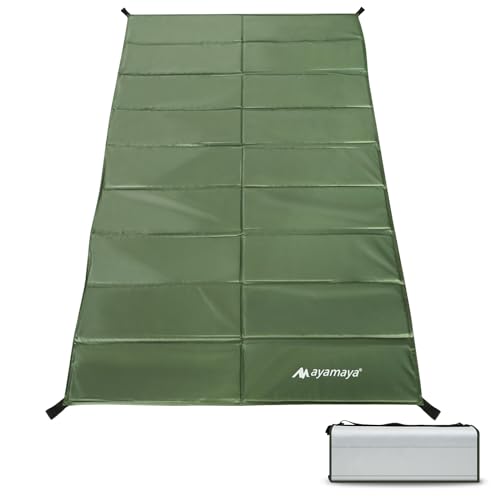 Foam Sleeping Pad for Camping - AYAMAYA Foldable Camping Mattress for 2 Person, Extra Thick Waterproof Tent Footprint Inner Camping Mat for Outdoor Backpacking Hiking Picnic Camping