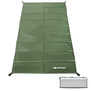 Foam Sleeping Pad for Camping – AYAMAYA Foldable Camping Mattress for 1/2/3/4/5/6 Person, Extra Thick Waterproof Tent Footprint Inner Camping Mat for Outdoor Backpacking Hiking Picnic Camping