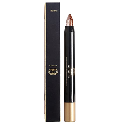 Glitter Eyeshadow Stick, Two-Color Metallic Shimmer Naked Smokey Eye Looks Waterproof Long Lasting Quick-Drying Sparkling Eye Shadow Holiday Makeup
