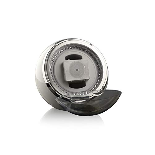 Vitrina móvil Watchwell Crystal blanco (Watch winder) caja giratoria para relojes automáticos con led azul y ventana de cristal