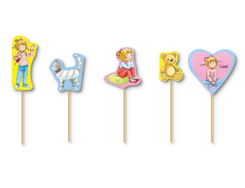 DH-Konzept Conni Muffin-Picker 10 Stück // Muffin Dekoration Meine Freundin Partyzubehör