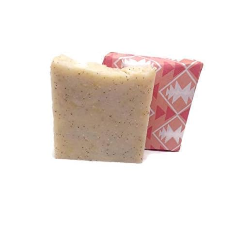 Shea Butter Apricot Scrub Exfoliating Acne, Rosacea, Eczema, Psoriasis and Other Skin Infections. Soap Bar 4 Ounce
