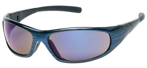 Liberty Glove & Safety BU1726G ProVizGard Cyclone Protective Eyewear, Gray Lens, Blue Frame (Case of 6 Pairs)