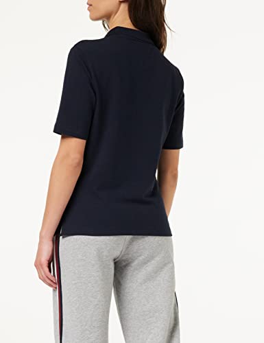 Tommy Hilfiger Damen Poloshirt Kurzarm 1985 Pique Polo Regular Fit, Blau (Desert Sky), XXS 4