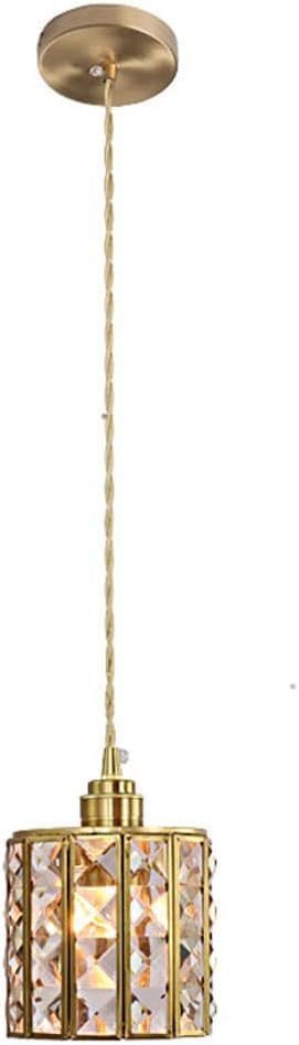 Lustre réglable en cristal doré pour une ambiance chic de chambre