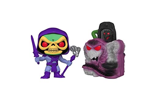 Funko Pop Town Retro Toys: Master'S Of The Universe - Skeletor With Snake Mountain, Multicolor, Standard (51469)