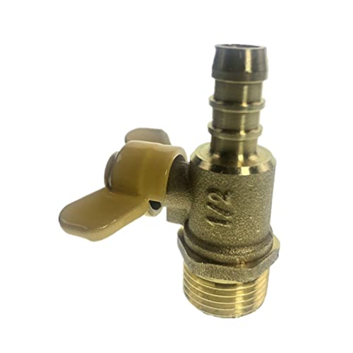 Robinet à tournant sphérique en laiton Premium à filetage mâle 1/2 pouce de haute précision - 5