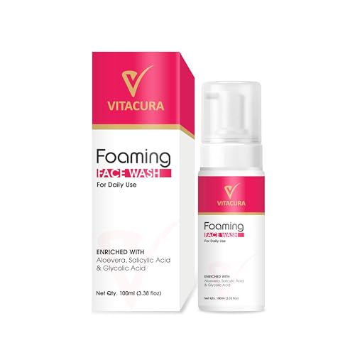 Image of Vitacura Face Wash Gentle Skin Cleanser for Dry to Normal, Sensitive Skin, 100 ml Hydrating Face Wash