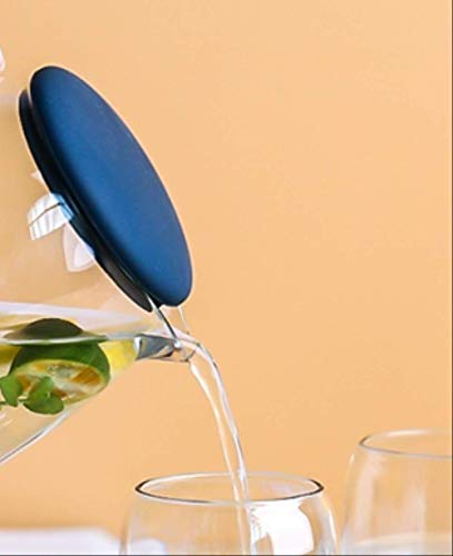 Botella de agua de vidrio de 1550ml resistente a altas temperaturas 5