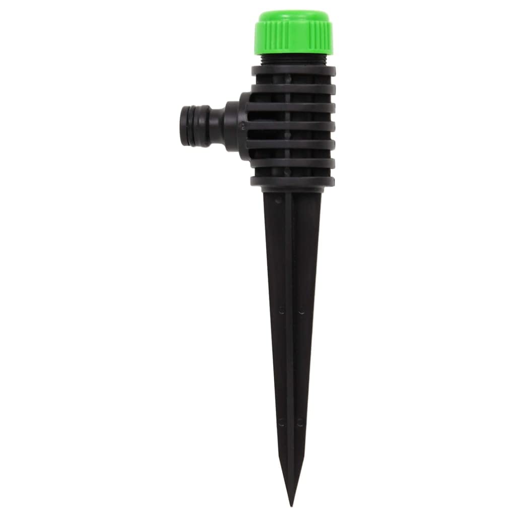 Irrigazione del prato, Irrigatore da giardino rotante Confezione 6 bicolore 3x6x19,5 cm ABS PP 360 Auto