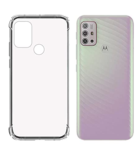 Image of Transparent Soft Silicone TPU Flexible Back Cover Compatible with Motorola Moto G10 / Moto G30 / Moto G10 Power