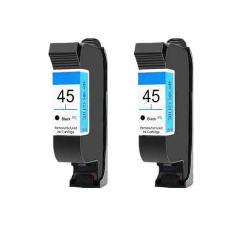 Cartouche d'encre 51645a pack de 2 noir compatible Deskjet 830c 850c 870cxi