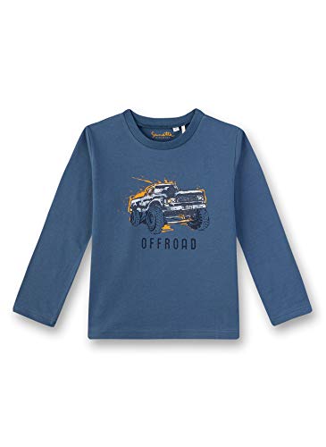 Preisvergleich Produktbild Sanetta Jungen T-Shirt, Blau (Blue 50311), (Herstellergröße: 128)