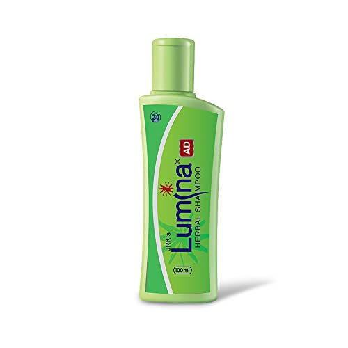 Caredura Products Lumina AD Herbal Shampoo (100ml) - Pack of 4|Anti-dandruff shampoo | Helps to Reduces dandruff, scalp itching and irritation | With added Neem, Aloe vera and Hibiscus