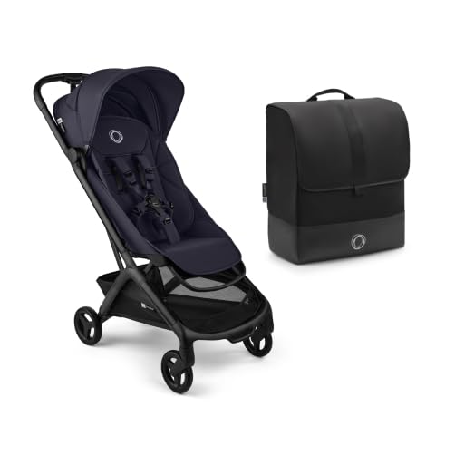 Bugaboo Butterfly 2 Travel Stroller with Transport Bag, Ultra-Compact, Airplane-Friendly, Lightweight, Indigo