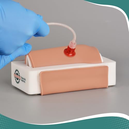 Image of Intraosseous (IO) Access Trainer with Skin Pad, Pediatric Intraosseous (IO) Tibia Trainer, Infant Tibial IO Trainer for Medical Education