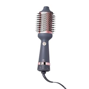 Hairitage Up in The Air Volumizing Brush + Hair Dryer for Curling & Straightening – Ceramic Tourmaline – One-Step Blow Dryer + Volumizer