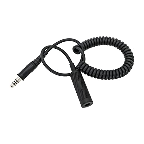 Câble d'extension 7,1 mm vers U-174/U pour casque d'hélicoptère militaire - 4