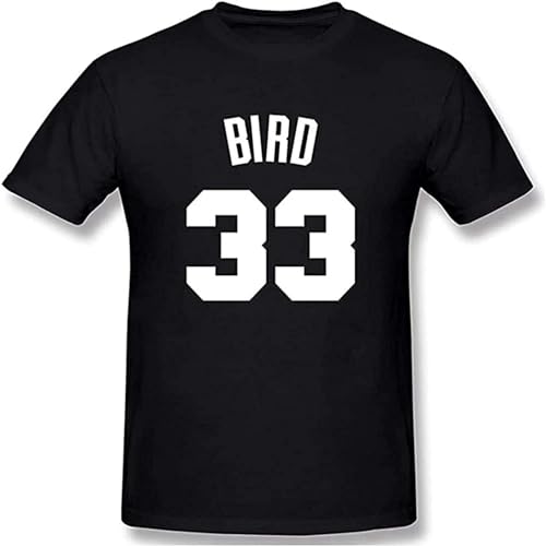Larry and Bird - Camiseta unisex para hombre, color negro, Negro, XXL