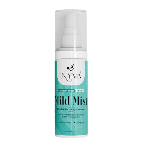 MildMist Micellar Foaming Cleanser - With Tripeptides & Herbal Ex...