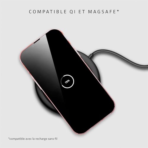 Coque iPhone 14 imprimé flamant rose ONEFLOW étui rigide mince - 6