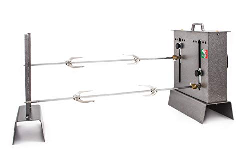 Asador Giratorio Para Chimenea o Barbacoa, Eléctrico, Capacidad 12 Kilogramos