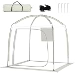 TANGZON Pop up Bubble Tent, Weatherproof Instant Sports Tent with Carrying Bag, Portable Outdoor Clear Shelter for Events Fishing Camping Cheering (215 x 215 x 200 cm)