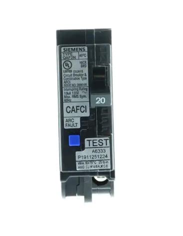Plug-On Neutral Combination Type Arc-Fault Circuit Interrupter 20A
