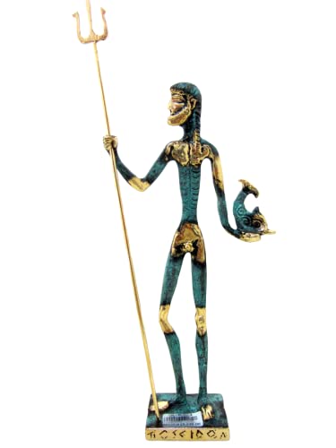 Iconsgr Ancient Greek Bronze Museum Statue Of Poseidon Olympian Pantheon God Of The Sea (146) #TOP6