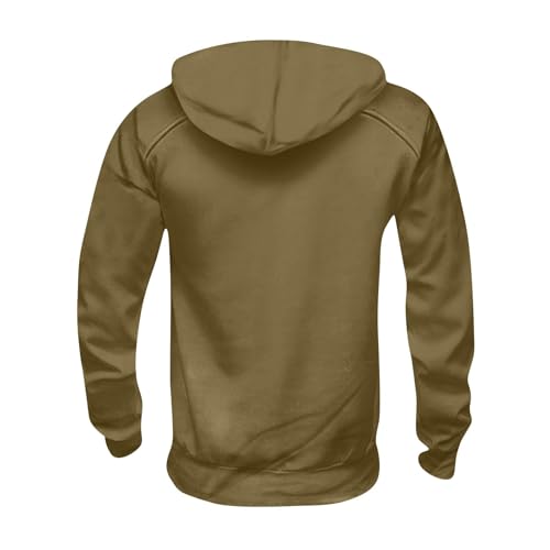 Ymosrh Men's Casual Outdoor Workout Hoodies Pullover Long Sleeve Cargo Hooded Sweatshirts with Pockets, S-3XL2