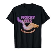 The moray eel is not a fish, but a kind of eel, a predator and a so-called bony fish that lives in the waters of tropical coral reefs. This marine life provide a wide variety of species. Lightweight, Classic fit, Double-needle sleeve and bottom hem