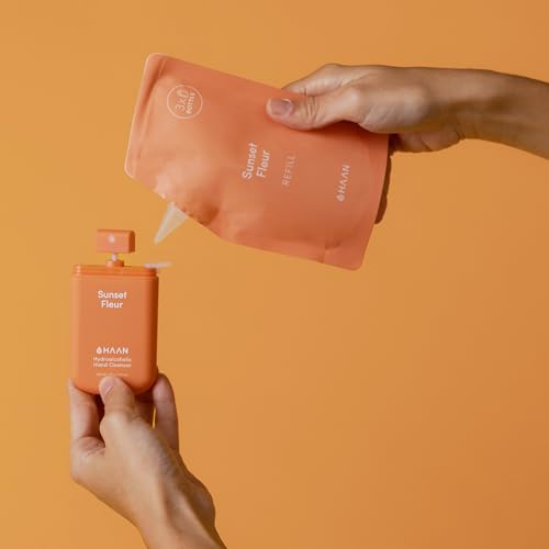 HAAN Hydroalkoholisches Handdesinfektionsmittel 30ml (Sunset Fleur + Morning Glory + Citrus Noon)