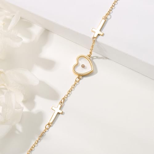 OHAYOO Mustard Seed Cross Bracelet – 925 Sterling Silver Faith Bracelet for Women – Christian Jewelry, Mother's Day, Birthday, Graduation Gifts3