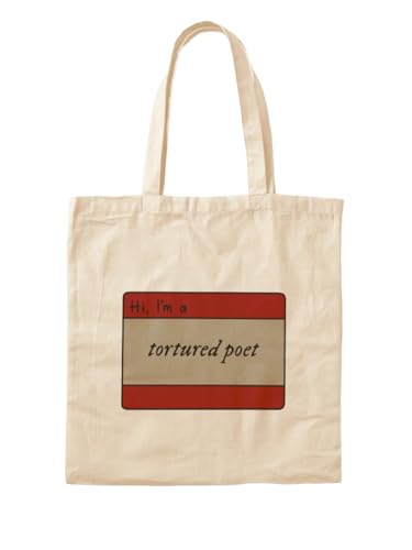 Sac fourre-tout à nom de poète torturé pour ranger facilement tous vos grands livres