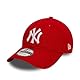New Era New York Yankees MLB League Essential Rot Verstellbare 9Twenty Cap - One-Size