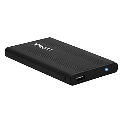 Tooq TQE-2510B - Caja en Aluminio para Disco Duro SATA de 2.5 Pulgadas Cover