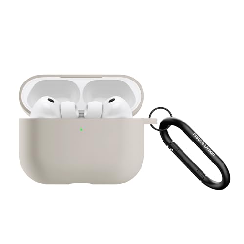 Funda AirPods Pro 3 Native Union silicona arenisca con clip 2